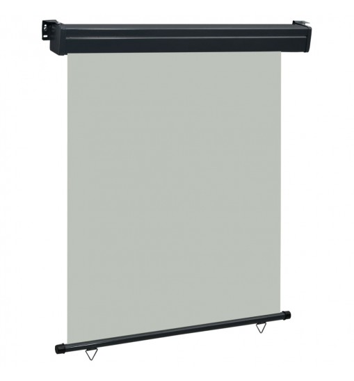 vidaXL Balcony Side Awning 55.1"x98.4" Gray