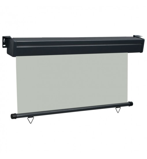 vidaXL Balcony Side Awning 55.1"x98.4" Gray