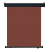 vidaXL Balcony Side Awning 55.1"x98.4" Brown