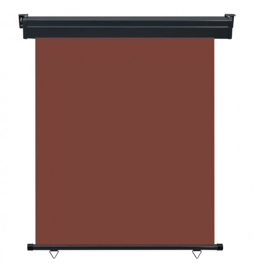 vidaXL Balcony Side Awning 55.1"x98.4" Brown