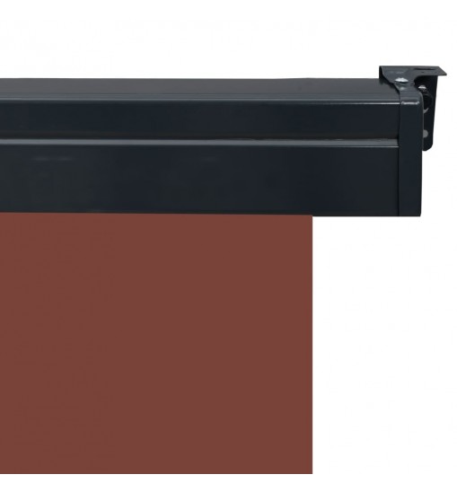 vidaXL Balcony Side Awning 55.1"x98.4" Brown