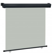 vidaXL Balcony Side Awning 63"x98.4" Gray