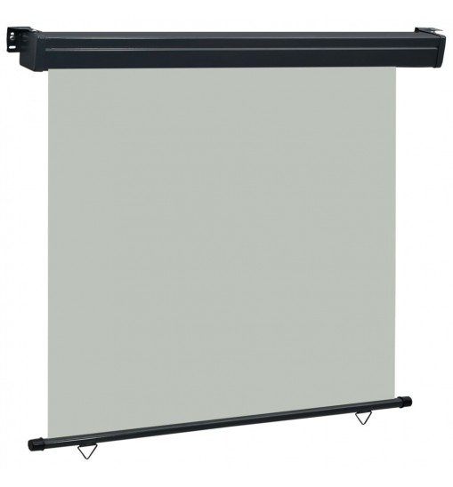 vidaXL Balcony Side Awning 63"x98.4" Gray