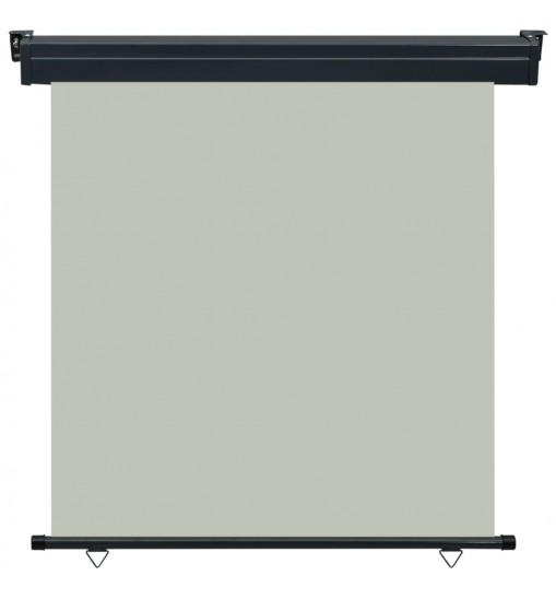 vidaXL Balcony Side Awning 63"x98.4" Gray