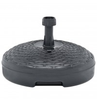 vidaXL Umbrella Base Sand/Water Filled 5.3 gal Anthracite Plastic Rattan