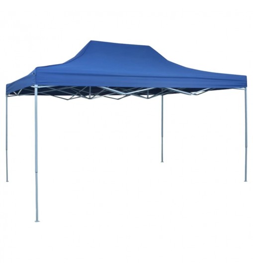 vidaXL Professional Folding Party Tent 9.8'x13.1' Steel Blue