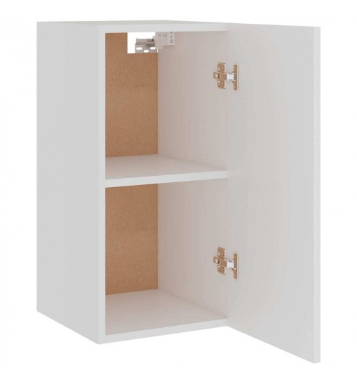 vidaXL Hanging Cabinet White 11.6"x12.2"x23.6" Engineered Wood