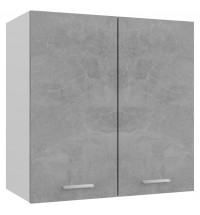 vidaXL Hanging Cabinet Concrete Gray 23.6"x12.2"x23.6" Engineered Wood