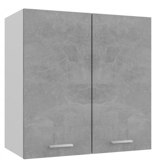 vidaXL Hanging Cabinet Concrete Gray 23.6"x12.2"x23.6" Engineered Wood