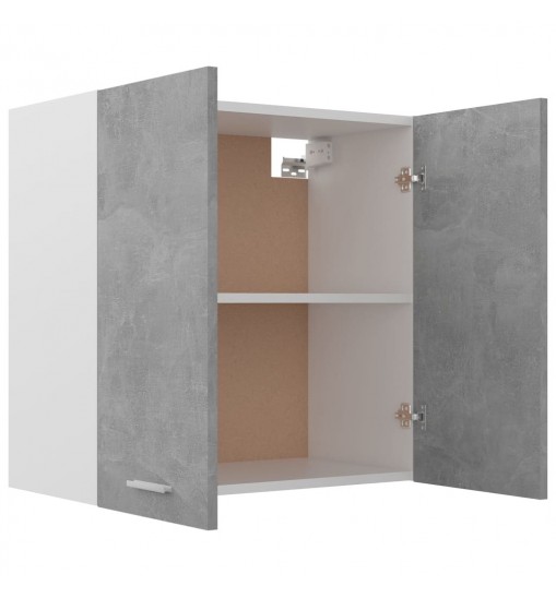 vidaXL Hanging Cabinet Concrete Gray 23.6"x12.2"x23.6" Engineered Wood