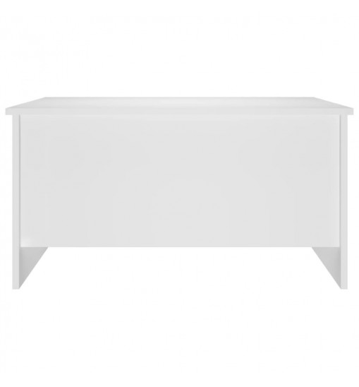 vidaXL Coffee Table White 31.5"x21.9"x16.3" Engineered Wood