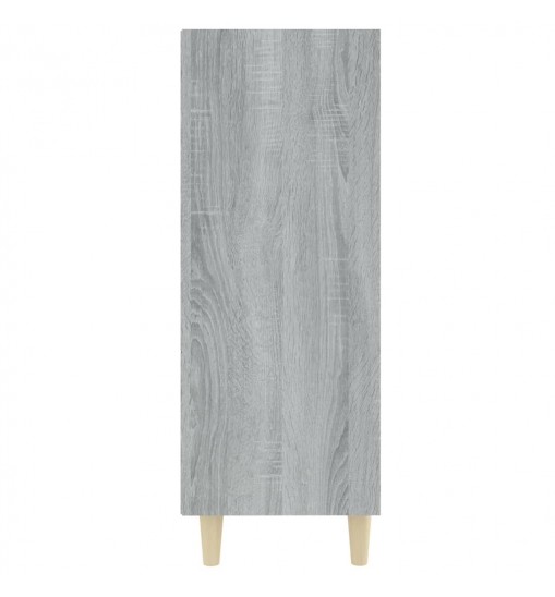 vidaXL Sideboard Gray Sonoma 27.4"x12.8"x35.4" Engineered Wood