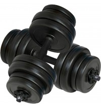 vidaXL Dumbbells 2x33.1 lb