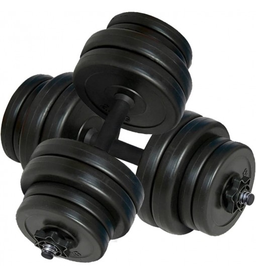 vidaXL Dumbbells 2x33.1 lb