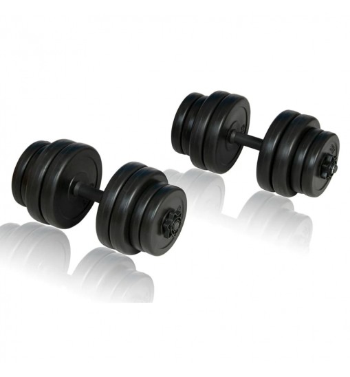 vidaXL Dumbbells 2x33.1 lb