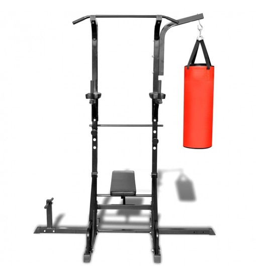 Power Tower with Sit-up Bench and Boxing Bag