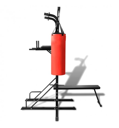 Power Tower with Sit-up Bench and Boxing Bag