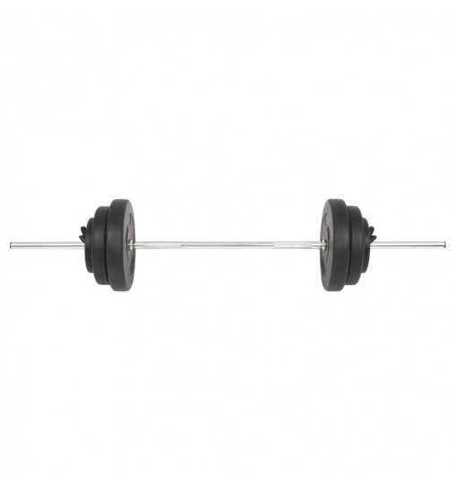 vidaXL Barbell Set 66.1 lb