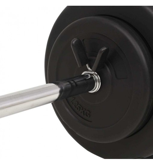 vidaXL Barbell Set 66.1 lb