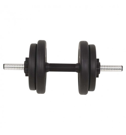 vidaXL Barbell and Dumbbell Set 132.3 lb