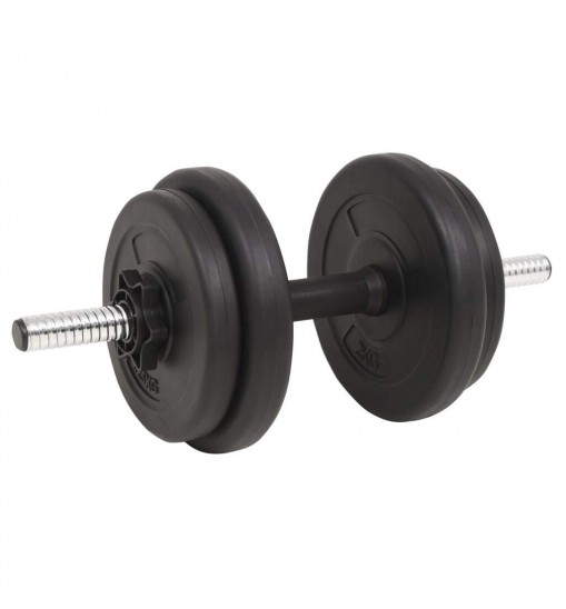 vidaXL Barbell and Dumbbell Set 132.3 lb