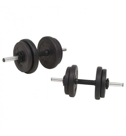 vidaXL Barbell and Dumbbell Set 132.3 lb