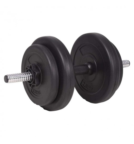 vidaXL Barbell and Dumbbell Set 198.4 lb