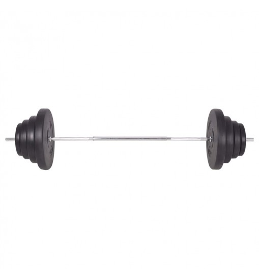 vidaXL Barbell and Dumbbell Set 264.6 lb