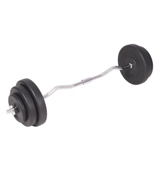 vidaXL Barbell and Dumbbell Set 264.6 lb