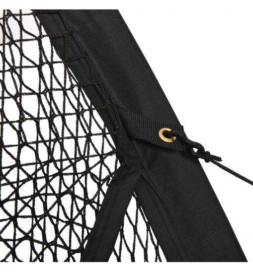 vidaXL Baseball Batting Cage Net Black 196.9"x157.5"x98.4" Polyester