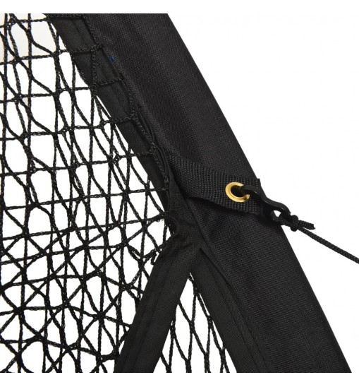 vidaXL Baseball Batting Cage Net Black 236.2"x157.5"x98.4" Polyester