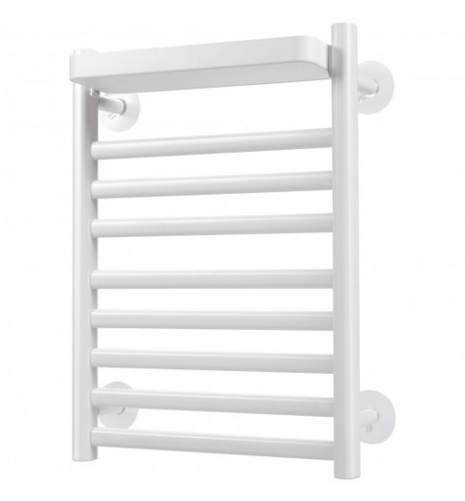 110W Electric Heated Towel Rack with Top Tray for Bathroom and Kitchen