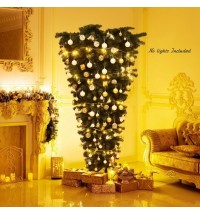 7 Feet Unlit Upside Down Artificial Christmas Tree