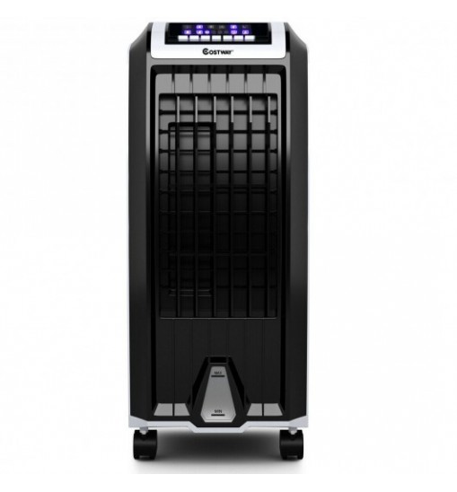 Portable Evaporative Air Cooler with 3 Wind Modes and Timer for Home Office