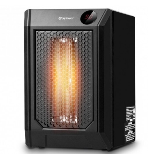 1500 W Remote Control Portable Electric Digital Quartz Space Heater