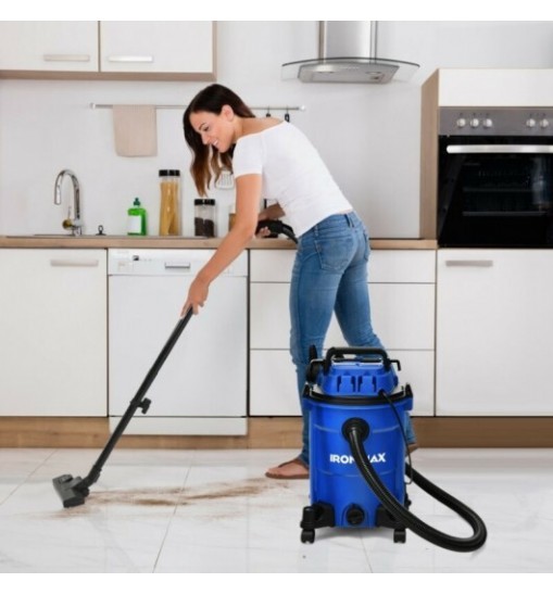 3 in 1 6.6 Gallon 4.8 Peak HP Wet Dry Vacuum Cleaner with Blower-Blue