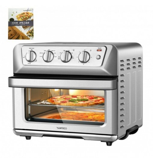 21.5 Quart 1800W Air Fryer Toaster Countertop Convection Oven with Recipe