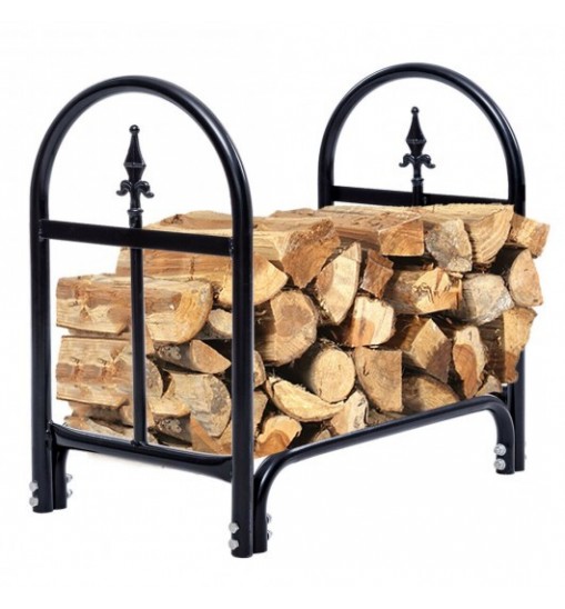 2 Feet Outdoor Heavy Duty Steel Firewood Storage Holder