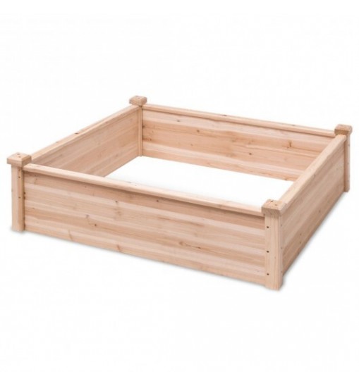 Wooden Square Garden Vegetable Flower Bed