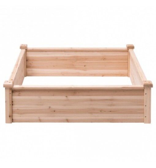 Wooden Square Garden Vegetable Flower Bed