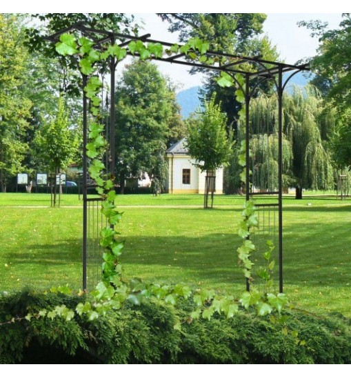 82 x 20.5 Inch Metal Garden Arch for Various Climbing Plant