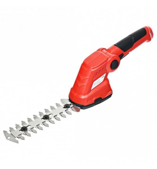 7.2V Cordless Grass Shear with Extension Handle and Rechargeable Battery