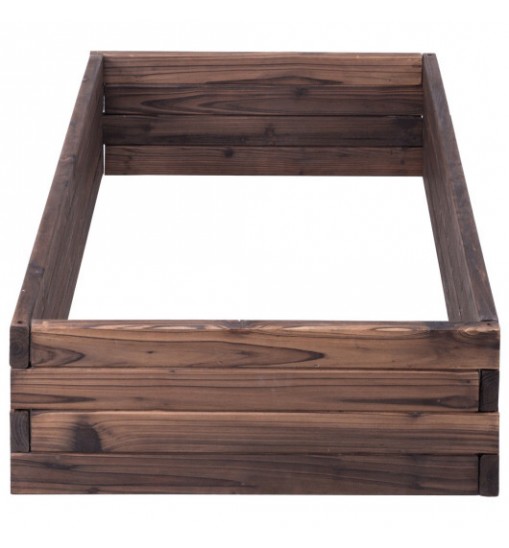 Elevated Wooden Garden Planter Box Bed Kit