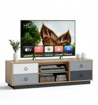 Modern 55 Inch TV Stand with 2 Storage Cabinets for TVs up to 60 Inch