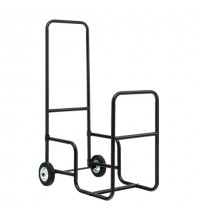 Firewood Log Cart Carrier with Anti-Slip and Wear-Resistant Wheels