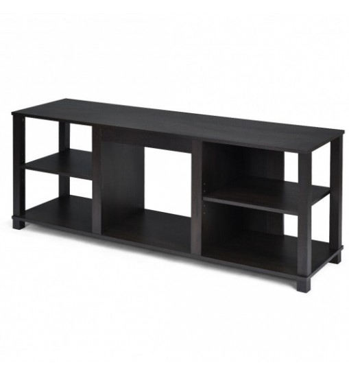 2-Tier TV Storage Cabinet Console with Adjustable Shelves