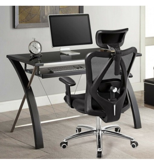 Adjustable Height Mesh Swivel High Back Office Chair