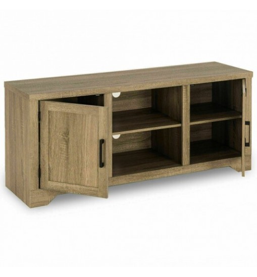 Rustic TV Stand  Entertainment Center Storage Cabinet