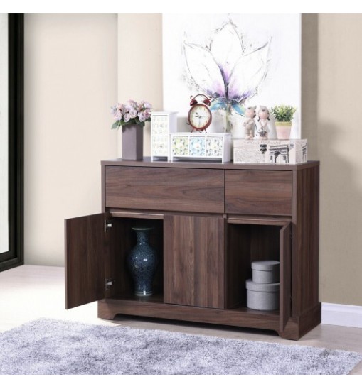 Storage Buffet Sideboard with 2 Drawers and 2 Cabinets