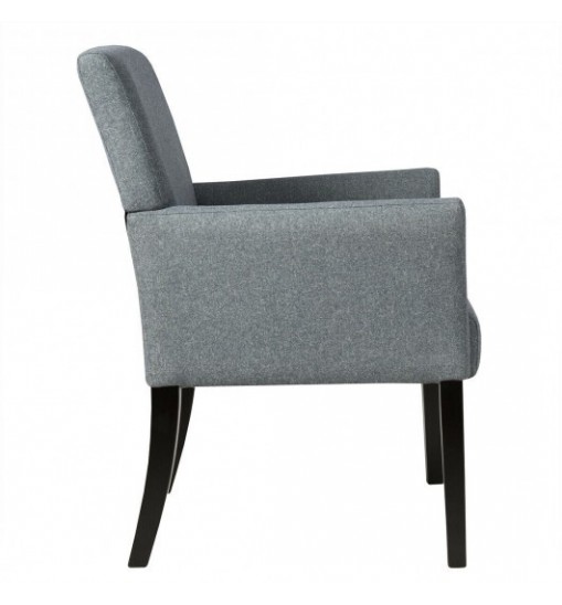 Executive Guest Chair Reception Waiting Room Arm Chair-Gray